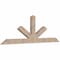 Ekena Millwork Saratoga Smooth Timber Gable Bracket, Douglas Fir, 96"W x 32"H x 3 1/2"D x 5 1/2"F, 8/12 Pitch GBW096X32X0406SAR00SDF - alternate 4